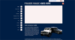 Desktop Screenshot of fraser4wdhire.com.au